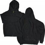Rokker Logo, Kapuzenjacke Unisex - Schwarz - S