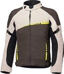 Held Renegade 2, Textiljacke wasserdicht Damen - Dunkelbraun/Beige/Neon-Gelb - S