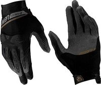 Leatt Adventure X-Flow 5.5 Kurz, Handschuhe - Schwarz/Dunkelgrau/Gold - L