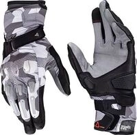 Leatt Adventure HydraDri 7.5 Camo, Handschuhe wasserdicht - Grau/Hellgrau/Schwarz - M