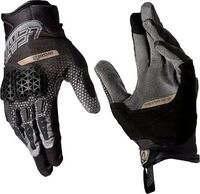 Leatt Adventure HydraDri 5.5 Kurz, Handschuhe wasserdicht - Schwarz/Dunkelgrau/Gold -