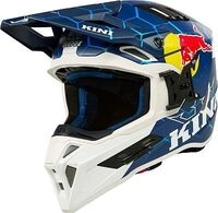 Kini EXC Red Bull 1.0, Motocrosshelm - Dunkelblau/Wei&szlig;/Blau - XS