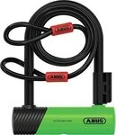 Abus 410K Ultra Mini + Cobra 10/120, B&uuml;gelschloss m. Halterung, - Schwarz/Gr&uuml;n -