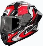 Airoh GP 800 Must, Integralhelm - Schwarz/Wei&szlig;/Rot - M