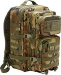 Brandit US Assault Large, Rucksack - Woodland - Einheitsgr&ouml;&szlig;e