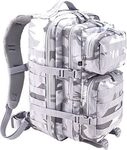 Brandit US Cooper L Camo, Rucksack - Blizzard Camo - 40 l