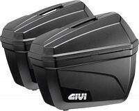 Givi E22 Cruiser, Kofferset Monokey - Matt-Schwarz