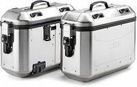 Givi Trekker Dolomiti 36L, Kofferset Monokey - Silber - 2 x 36 l
