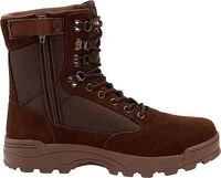 Brandit Tactical Zipper, Schuhe - Dunkelbraun - 47 EU