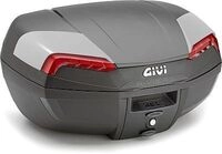 Givi E46 Riviera, Topcase Monolock - Schwarz/Grau/Rot