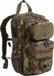 Mil-Tec US Assault Pack Camo, Rucksack Kinder - Flecktarn
