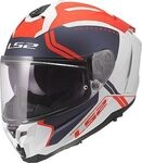 LS2 FF817 Challenger II Titan, Integralhelm - Matt Wei&szlig;/Blau/Rot - XXS