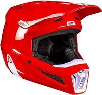 Leatt 2.5 Solid V26, Motocrosshelm - Rot/Wei&szlig; - S