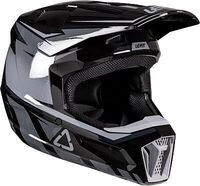 Leatt 2.5 V26, Motocrosshelm - Schwarz/Grau - XS
