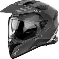 Airoh Bandit Solid, Endurohelm - Dunkelgrau/Hellgrau - S
