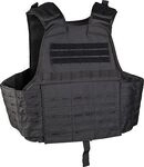Mil-Tec Laser Cut Carrier, Weste - Schwarz - Einheitsgr&ouml;&szlig;e