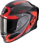 Scorpion EXO-R1 Evo Carbon Air Propel, Integralhelm - Schwarz/Rot/Grau - XL