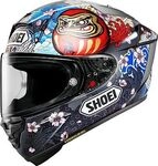 Shoei X-SPR Pro Marquez Motegi 5, Integralhelm - Wei&szlig;/Rot/Blau/Pink - L