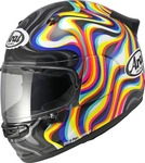 Arai 177-0365-05, Arai Quantic Swirl, Integralhelm - Schwarz/Wei&szlig;/Gelb/Blau/Rot - XL