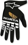 Alpinestars Honda Radar, Handschuhe - Schwarz/Grau/Gelb - S