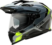 ONeal DSRS-183, ONeal D-SRS S26, Endurohelm - Schwarz/Grau/Neon-Gelb - M