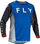 Fly Racing Kinetic Kore, Trikot - Blau/Schwarz/Grau - S