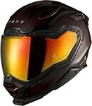 Nexx X.WST3 Carbon Lava, Integralhelm - Carbon/Dunkelrot - XS