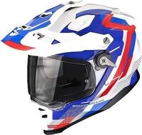 Scorpion ADF-9000 Air Patrol, Endurohelm - Wei&szlig;/Blau/Rot - XXL