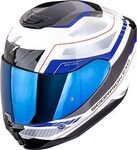 Scorpion EXO-391 Leo, Integralhelm - Wei&szlig;/Grau/Blau - M