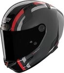 Nolan X-804 RS Ultra Carbon Gemini 364, Integralhelm - Carbon/Schwarz/Rot/Dunkelgrau