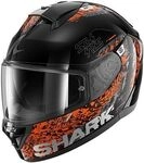 Shark Ridill 2 Speed-Vib, Integralhelm - Schwarz/Grau/Orange - L