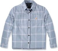Carhartt Rugged Flex Flannel, Hemd Damen - Hellblau/Wei&szlig; - XS