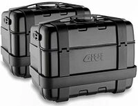 Givi Trekker, Kofferset Monokey - Schwarz - 2 x 46l