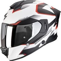 Scorpion EXO-530 Air Clip, Integralhelm - Matt Wei&szlig;/Schwarz/Rot - XXL