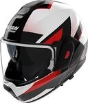Nolan N120-1 Ciclone 363, Modularhelm - Wei&szlig;/Schwarz/Rot - S