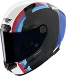 Nolan X-804 RS Ultra Carbon Gemini 365, Integralhelm - Carbon/Blau/Wei&szlig;/Rot - M