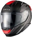 Nexx X.TR Carbon Rush, Integralhelm - Matt Schwarz/Rot/Dunkelgrau - XS