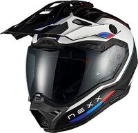 Nexx X.Rally Carbon Raid, Endurohelm - Schwarz/Wei&szlig;/Blau/Rot - XS