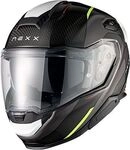 Nexx X.TR Carbon Rush, Integralhelm - Matt Schwarz/Neon-Gelb/Wei&szlig; - S