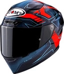 Suomy K6TX0013.4, Suomy TX-Pro Flawless, Integralhelm - Schwarz/Blau/Rot/Hellblau - M
