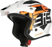 Acerbis 0026602.229.062, Acerbis Aria Graphic, Jethelm - Wei&szlig;/Schwarz/Orange -...