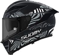 Suomy Stellar 2 Molten, Integralhelm - Matt Schwarz/Grau - XS