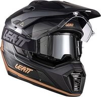 Leatt Adventure 7.5 V26, Endurohelm - Matt Schwarz/Dunkelgrau/Bronze - M