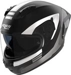 Nolan N60-6 Sport Contrasto 359, Integralhelm - Matt Schwarz/Grau/Wei&szlig; - XXS