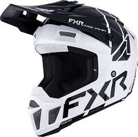 FXR Clutch MX, Motocrosshelm Jugend - Wei&szlig;/Schwarz - XL