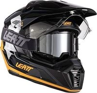 Leatt Adventure 7.5 V26, Endurohelm - Schwarz/Dunkelgrau/Orange - S