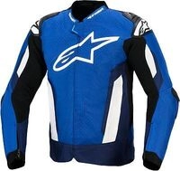 Alpinestars T-GP Air, Textiljacke - Hellblau/Dunkelblau/Wei&szlig; - L