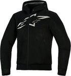 Alpinestars Chrome Superairflow, Kapuzenjacke - Schwarz/Dunkelgrau/Wei&szlig; - M