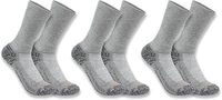 Carhartt Force Crew, Socken 3er-Pack - Hellgrau - L
