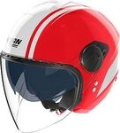 Nolan N20-2 Visor Dolce Vita 349, Jethelm - Rot/Wei&szlig; - L